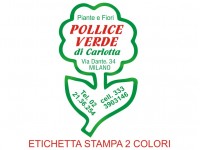 Etichette adesive grandi per fioristi, fiorai e vivaisti (mm 55x31)  (cod.70G)